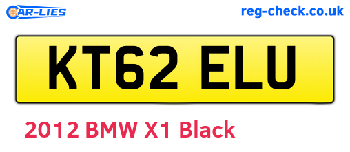 KT62ELU are the vehicle registration plates.