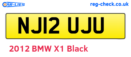 NJ12UJU are the vehicle registration plates.