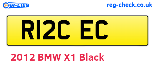 R12CEC are the vehicle registration plates.
