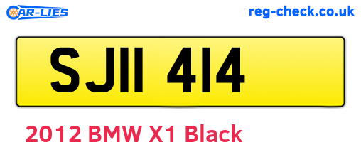 SJI1414 are the vehicle registration plates.
