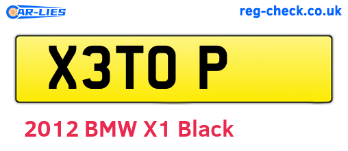 X3TOP are the vehicle registration plates.