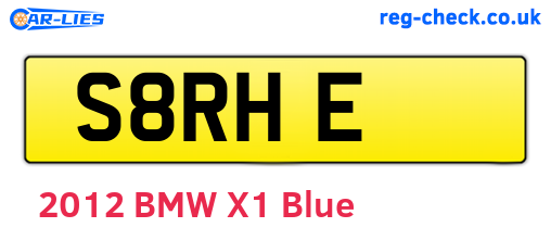 S8RHE are the vehicle registration plates.