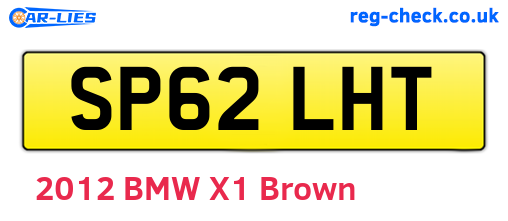 SP62LHT are the vehicle registration plates.