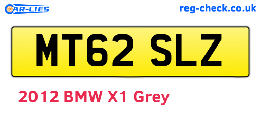 MT62SLZ are the vehicle registration plates.