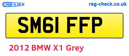 SM61FFP are the vehicle registration plates.