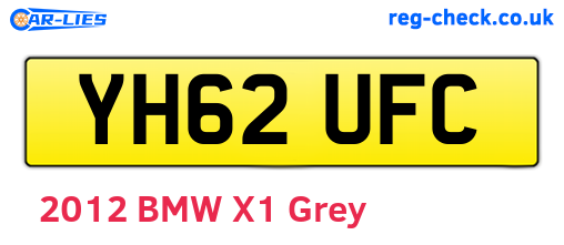 YH62UFC are the vehicle registration plates.
