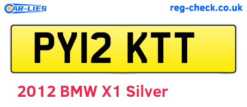 PY12KTT are the vehicle registration plates.