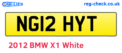 NG12HYT are the vehicle registration plates.