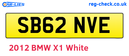 SB62NVE are the vehicle registration plates.