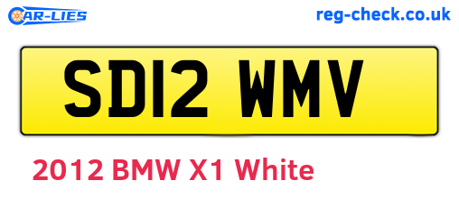 SD12WMV are the vehicle registration plates.