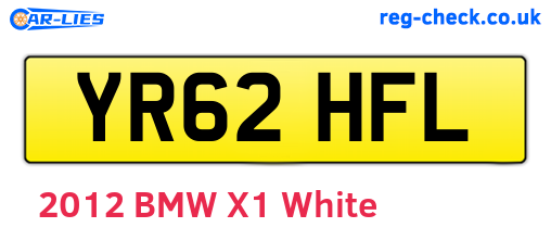 YR62HFL are the vehicle registration plates.