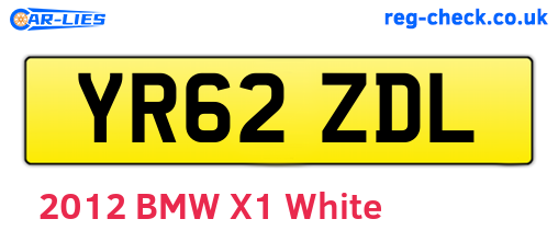 YR62ZDL are the vehicle registration plates.