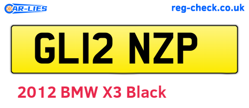 GL12NZP are the vehicle registration plates.