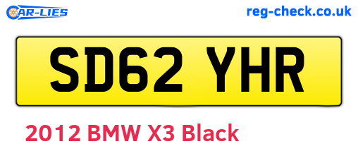 SD62YHR are the vehicle registration plates.