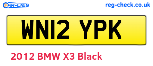 WN12YPK are the vehicle registration plates.
