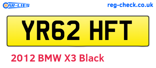 YR62HFT are the vehicle registration plates.
