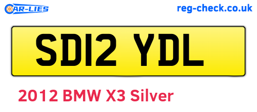 SD12YDL are the vehicle registration plates.