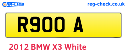 R9OOA are the vehicle registration plates.