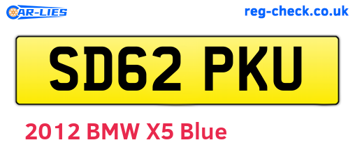 SD62PKU are the vehicle registration plates.
