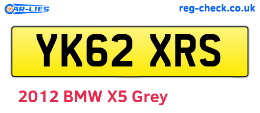 YK62XRS are the vehicle registration plates.
