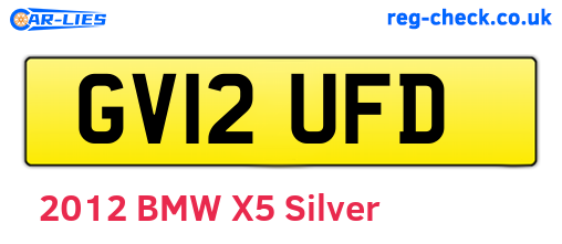GV12UFD are the vehicle registration plates.