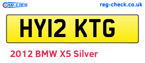 HY12KTG are the vehicle registration plates.