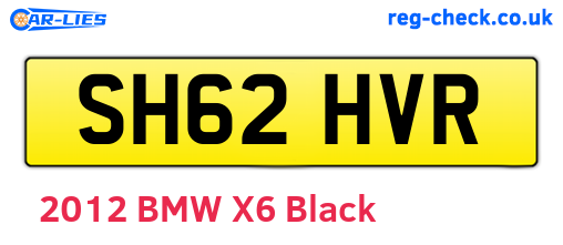 SH62HVR are the vehicle registration plates.