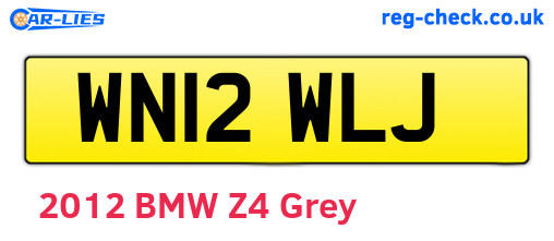 WN12WLJ are the vehicle registration plates.