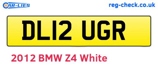 DL12UGR are the vehicle registration plates.