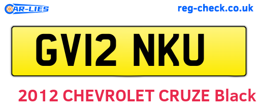 GV12NKU are the vehicle registration plates.