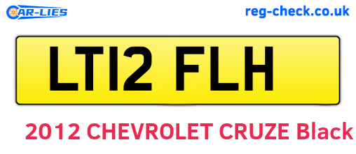 LT12FLH are the vehicle registration plates.