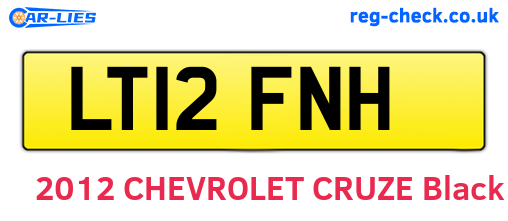 LT12FNH are the vehicle registration plates.