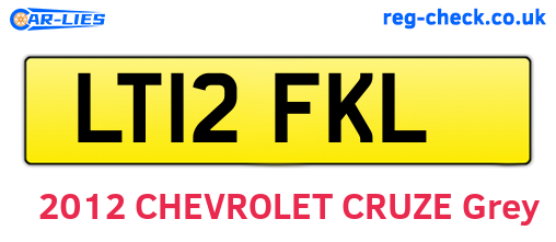 LT12FKL are the vehicle registration plates.