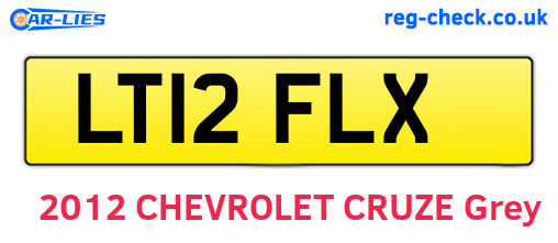 LT12FLX are the vehicle registration plates.