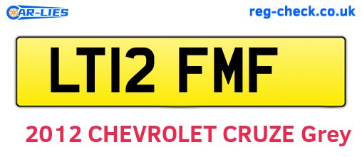 LT12FMF are the vehicle registration plates.