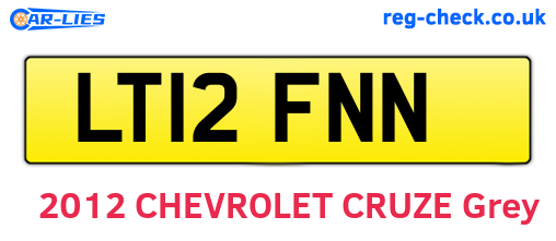 LT12FNN are the vehicle registration plates.