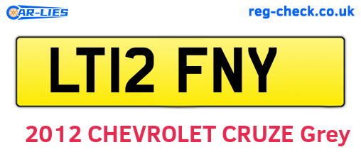 LT12FNY are the vehicle registration plates.
