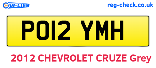 PO12YMH are the vehicle registration plates.