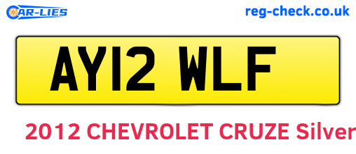 AY12WLF are the vehicle registration plates.