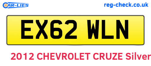 EX62WLN are the vehicle registration plates.