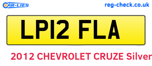 LP12FLA are the vehicle registration plates.