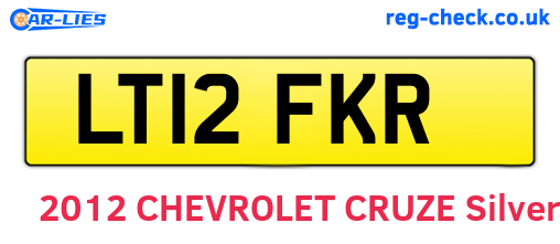 LT12FKR are the vehicle registration plates.