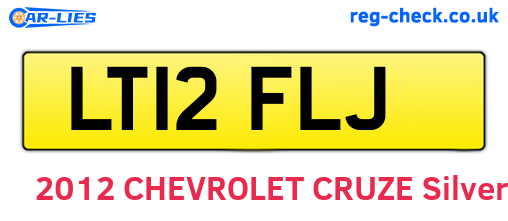 LT12FLJ are the vehicle registration plates.