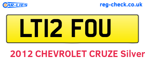 LT12FOU are the vehicle registration plates.
