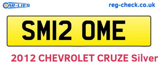 SM12OME are the vehicle registration plates.
