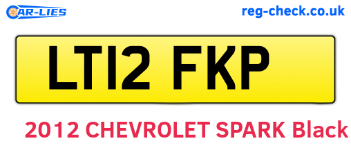 LT12FKP are the vehicle registration plates.