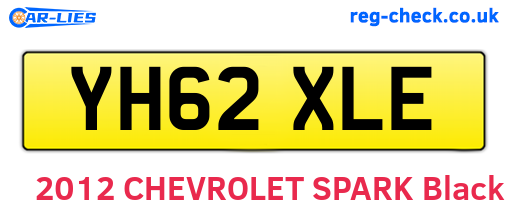 YH62XLE are the vehicle registration plates.