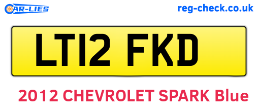 LT12FKD are the vehicle registration plates.