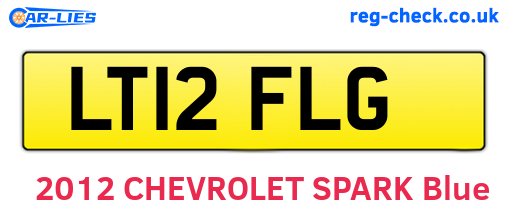 LT12FLG are the vehicle registration plates.