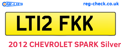 LT12FKK are the vehicle registration plates.